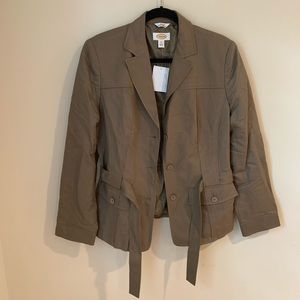 NWOT Talbots Military inspired jacket